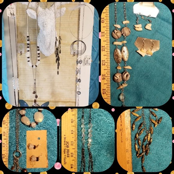 KerriLand Jewelry - Lot 11: 5 necklace & earring sets costume jewelry